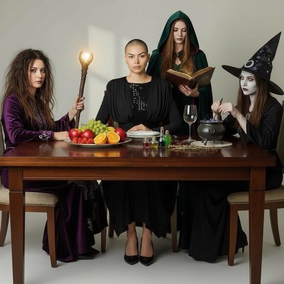 Vintage 1980s Claraluna Originals Dress Sz Small Black Coffin Pleat Vamp Disco - Picture 13 of 13